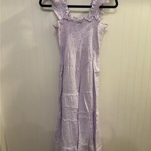 Hill House Home Lilac Striped Ellie Nap Dress XS